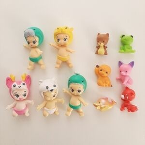 Moose Toys Twozies Twogether Babies and Pets Mini Figures Mixed Lot